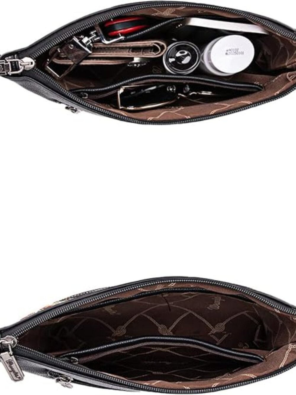 Wrangler Western Cowhide Crossbody Bags for Women Clutch Wristlet Purse | Wester - Picture 4 of 6